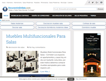 Tablet Screenshot of decoraciondesala.com